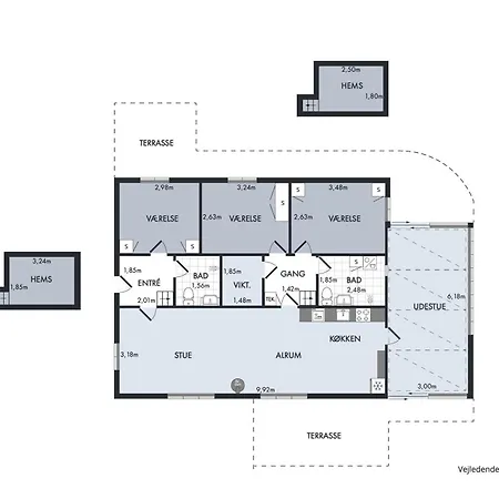 Ferienhaus Well-furnished With Beautiful Views Of The And Countryside Close To Child-friendly Lyngsbaek And Only 10 Minutes From *