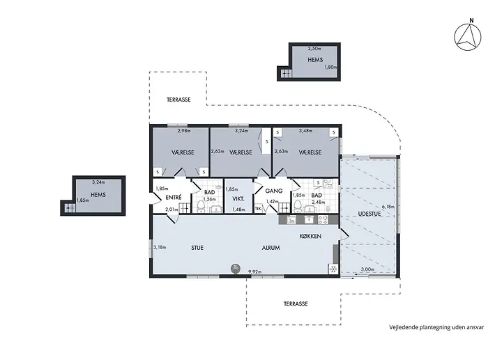 Hébergement de vacances Well-furnished With Beautiful Views Of The And Countryside Close To Child-friendly Lyngsbaek And Only 10 Minutes From *